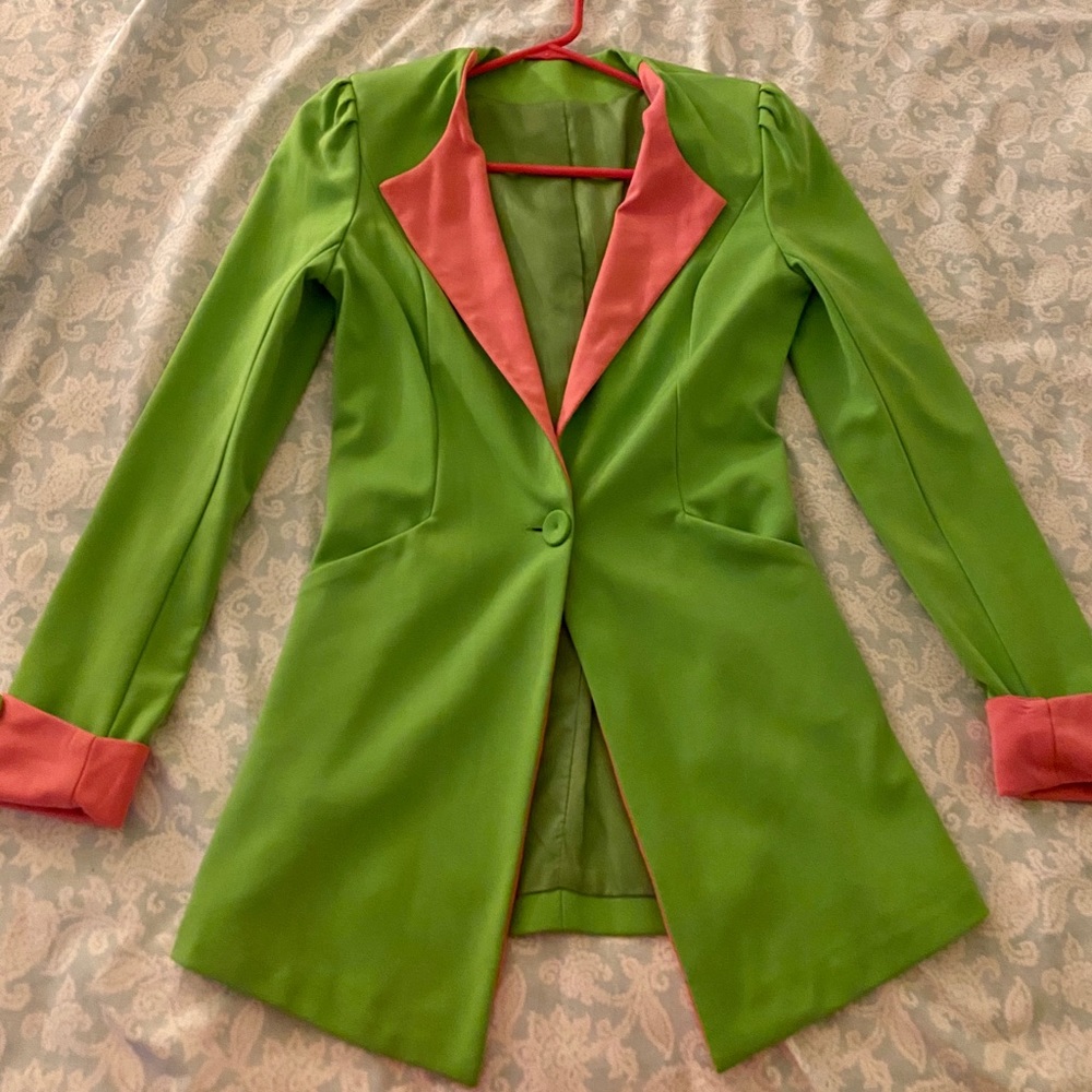 Apple Green/Pink Blazer
